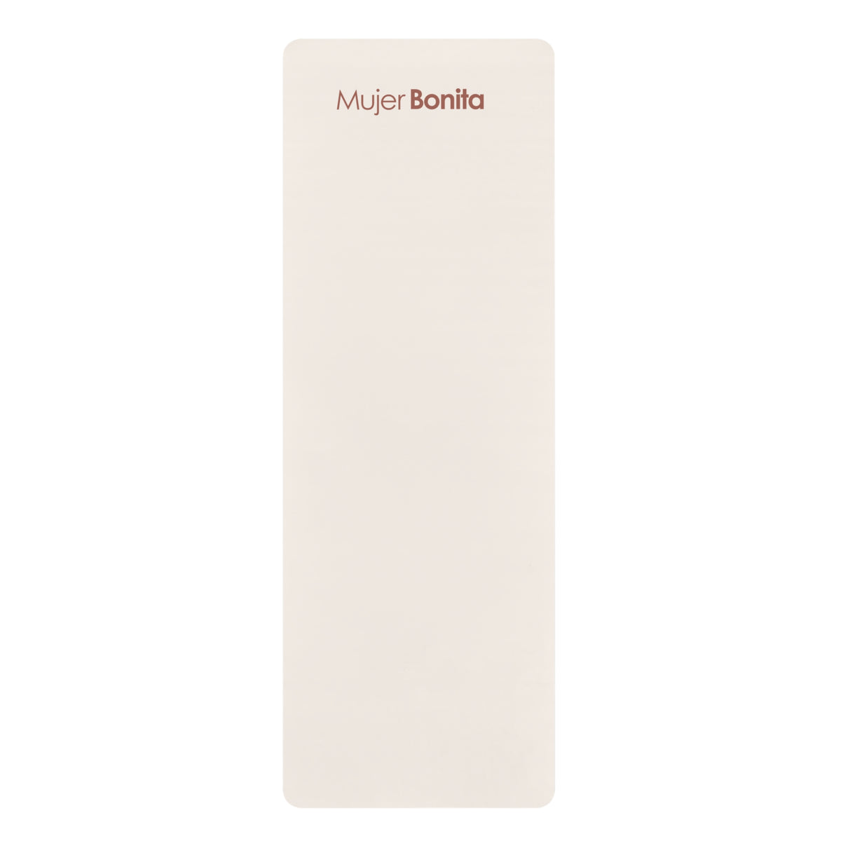 Mujer Bonita Ivory Rubber Yoga Mat – 24″ × 72″