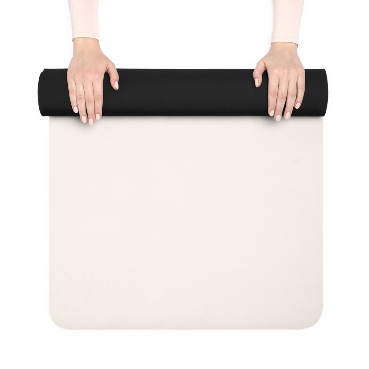 Mujer Bonita Ivory Rubber Yoga Mat – 24″ × 72″